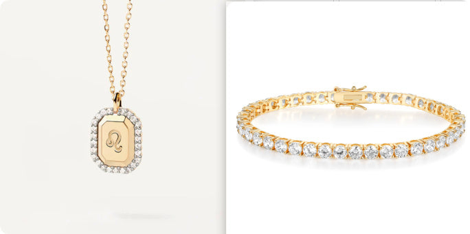 S925 Sterling Silver Twelve Constellation White Zircon Ladies' Pendant Necklace