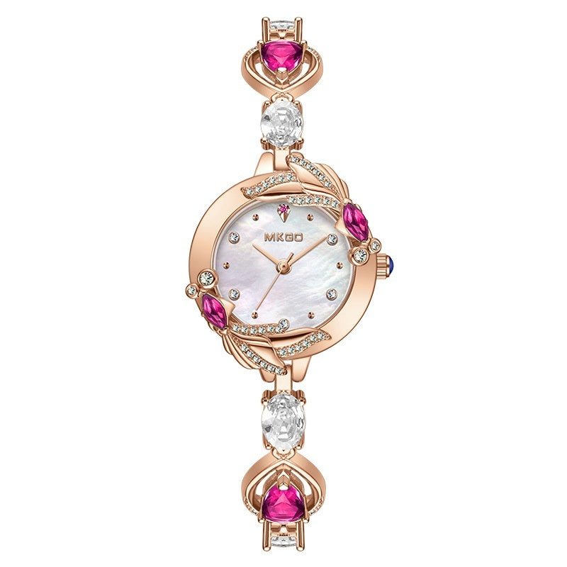 Women's Simple All-match Crystal Small Goldfish Fritillary Bracelet Women's Watch