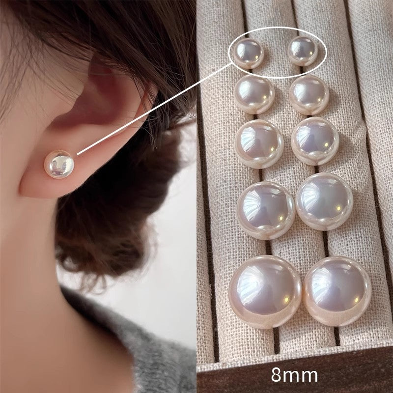 Versatile  Milk White Pearl Earrings