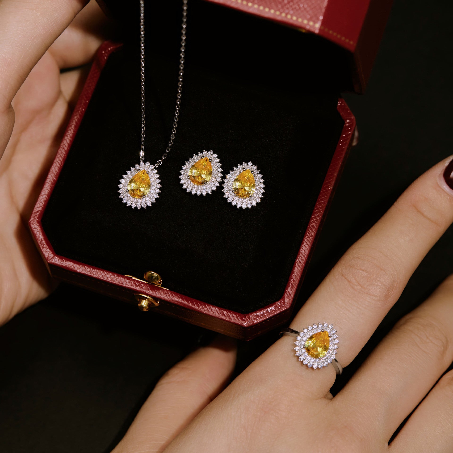 Sterling Silver Simple Special-interest Design Fashion All-Match Ring Set Of Ornaments