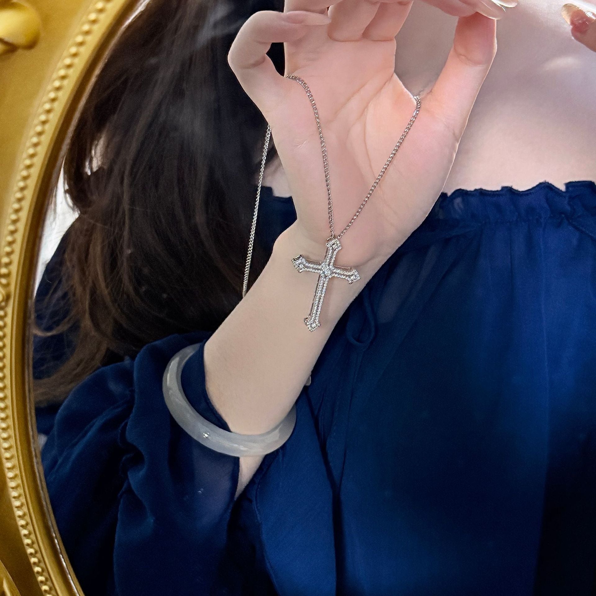 Niche Trendy Versatile Everyday Crystal Necklace