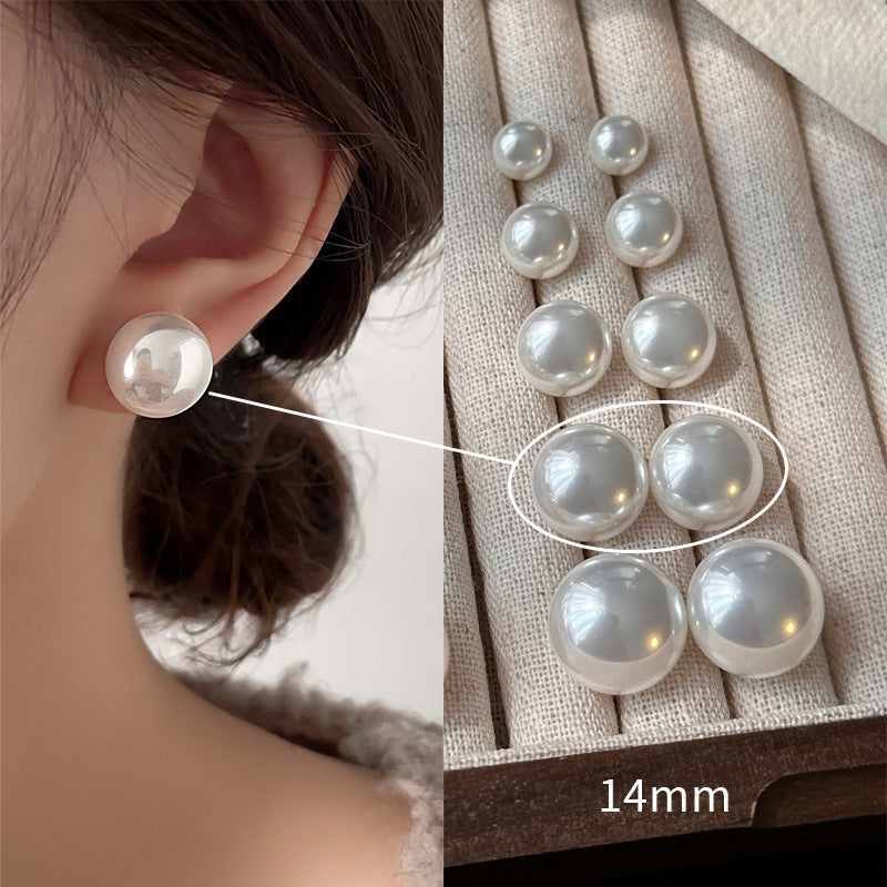 Versatile  Milk White Pearl Earrings