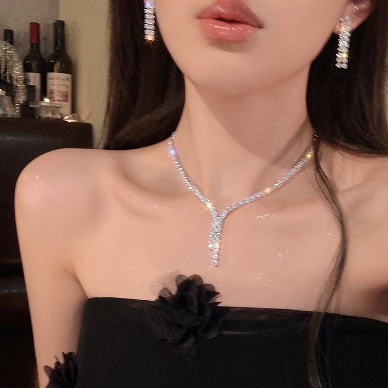 Women's Non-fading High-grade Earrings Necklace