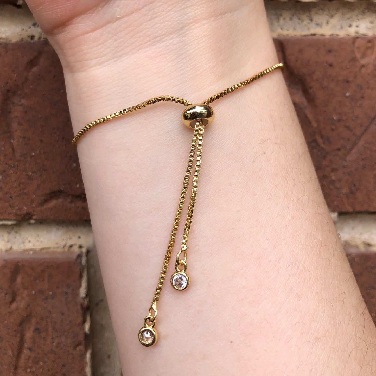 Serenity Hamsa Hand Slide Bracelet