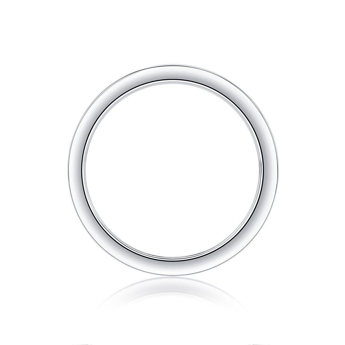 Star River - Set With Top-quality Moissanite S925 Silver And Gold-plated Diamond Wedding Ring. The Ring Can Be Inspected With A Diamond Pen