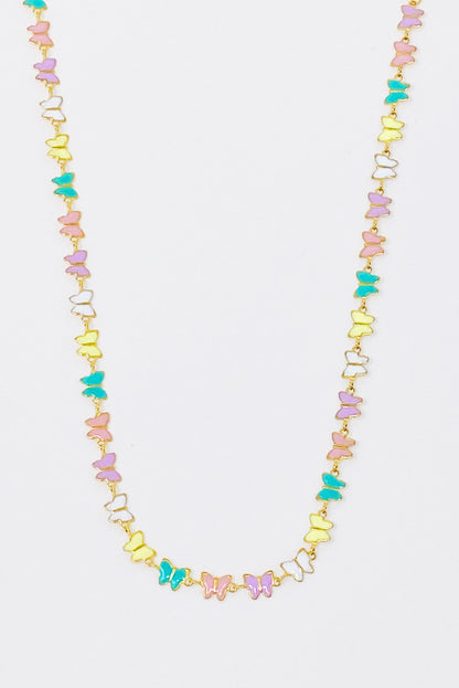 Linked Butterflies Necklace