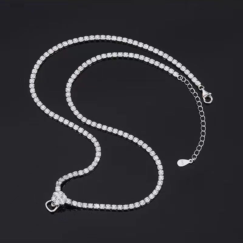 Female Luxurious Style Eardrop Pendant Suit