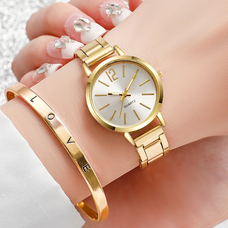 Women's Minimalist Casual Versatile Watch Bracelet Set