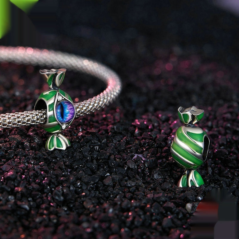 Original Halloween Devil's Eye Candy Diy Bracelet String Beads