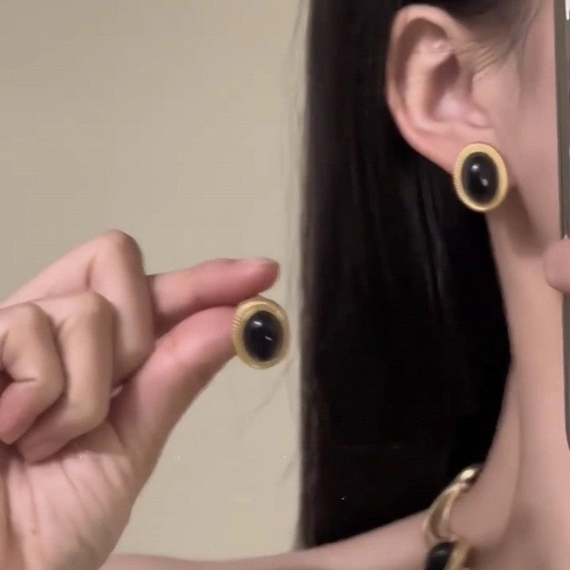 Women's Heavy Industry Advanced Sense Necklace Earrings