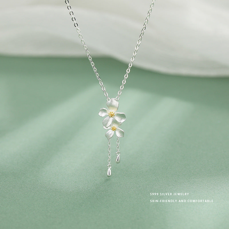 Collarbone Necklace Elegant Earrings High-grade Ring