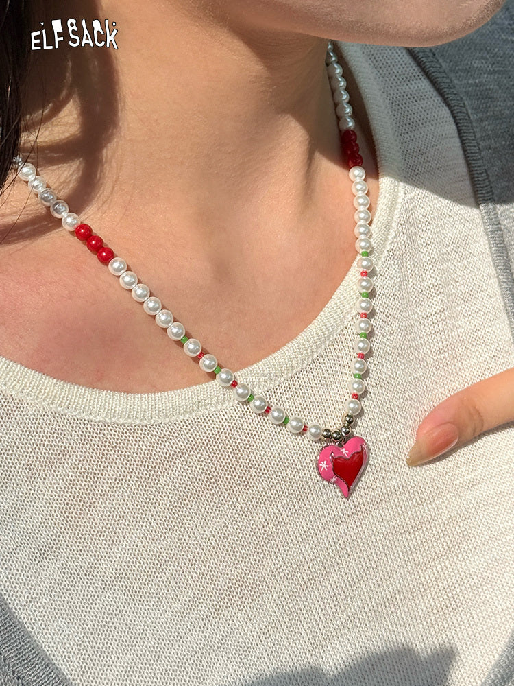 Pendant Pearl Necklace Women's Clavicle Chain