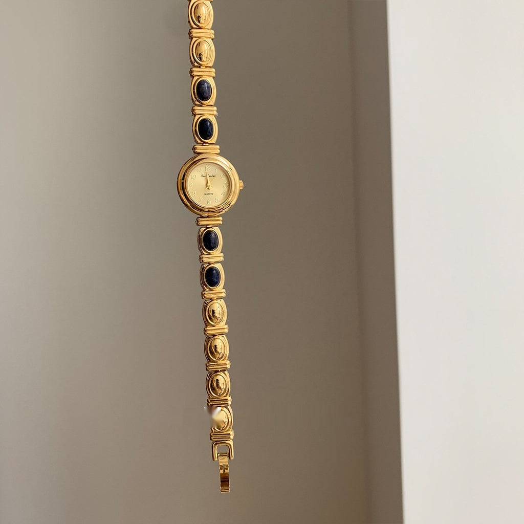 Blue Agate Antique Quartz Watch