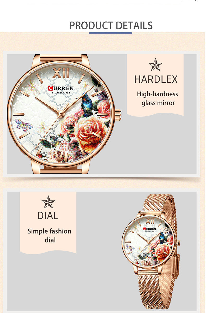 Fashion Simple Watch Women's Waterproof Belt Watch