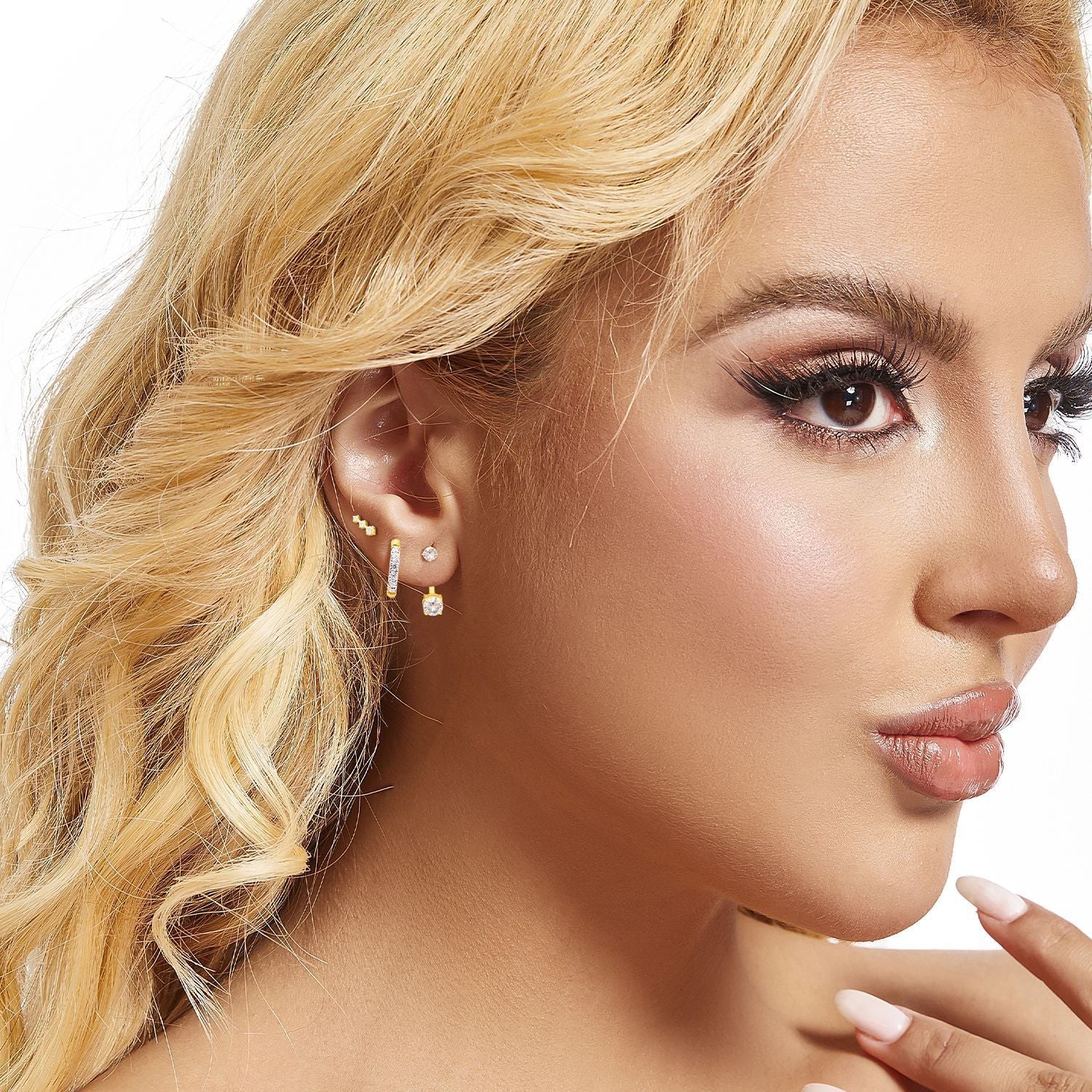 Stainless Steel Ring-shaped Titanium Steel Earrings