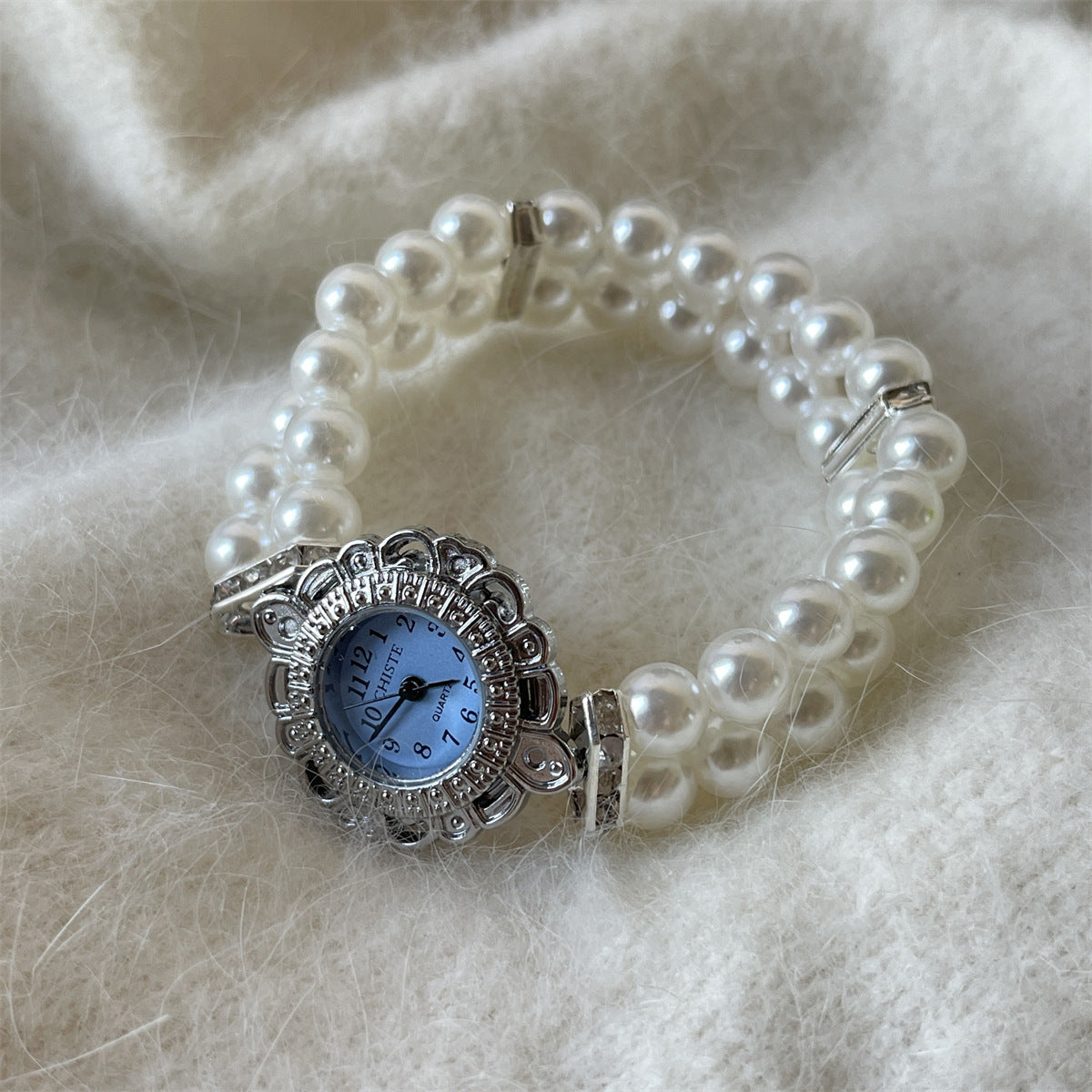 Fashion Women's Pearl Bracelet Watch