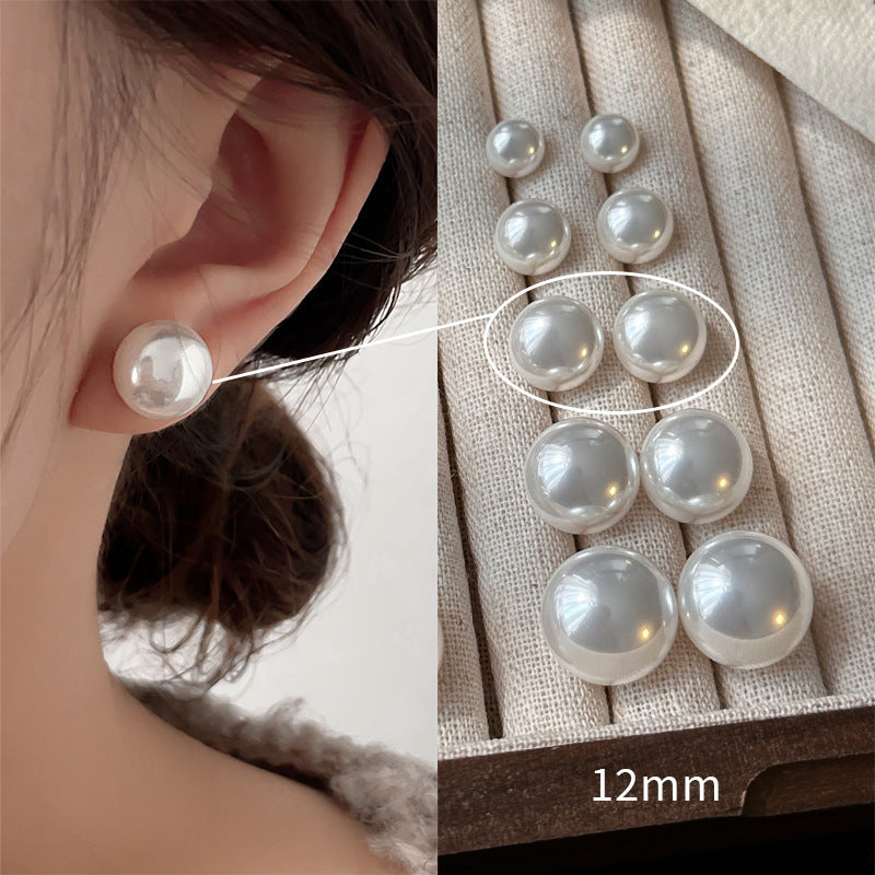 Versatile  Milk White Pearl Earrings