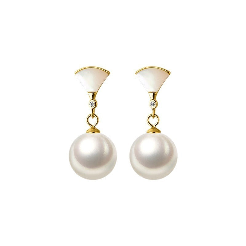 Fashion Shell Pearl Earrings For Women
