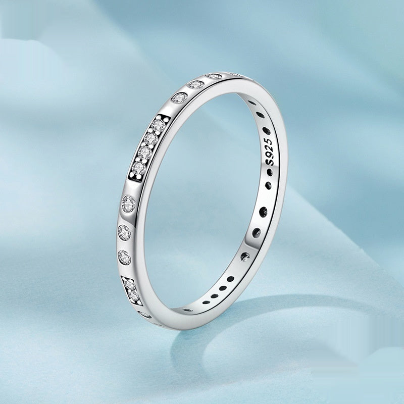 Moss Password I Love You Ring Silver