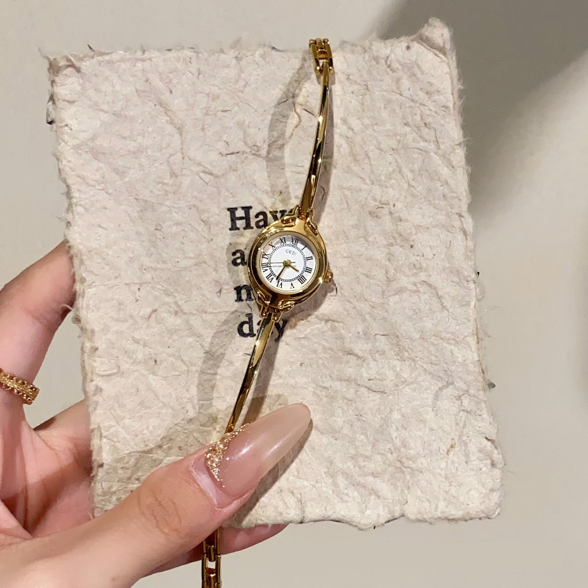 Women's Small And Simple Fine Band Watch