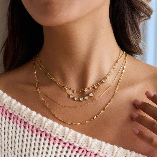 Love Zircon Necklace Accessories For Women