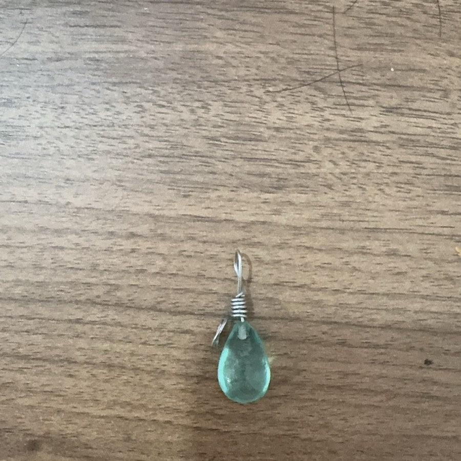 Recycling Glass Spiral Earrings