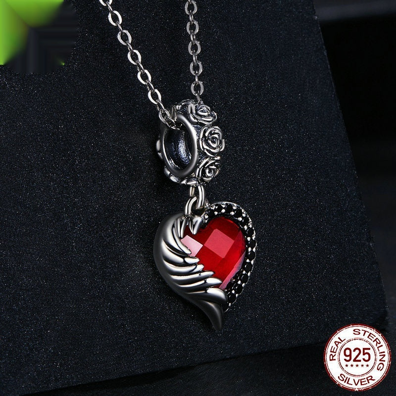 Halloween Beaded Ear Stud And Ring Dark Horror Festival