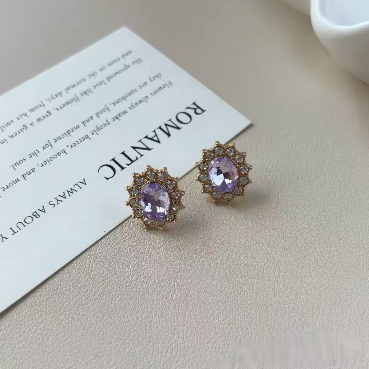 Women's Heavy Industry Advanced Sense Necklace Earrings