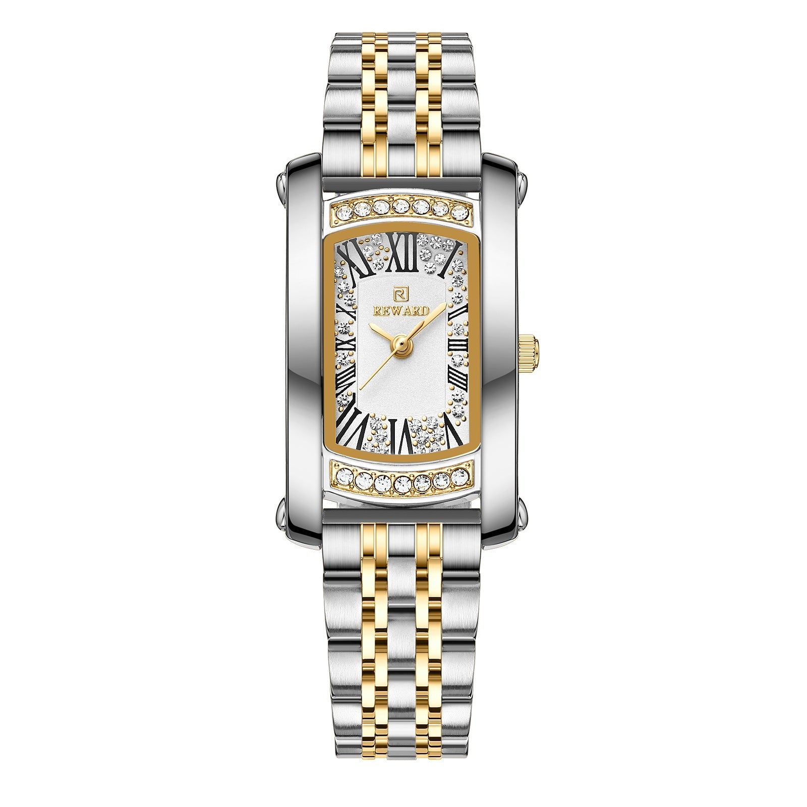 Affordable Luxury Fashion Waterproof Women's Square Quartz Wrist Watch