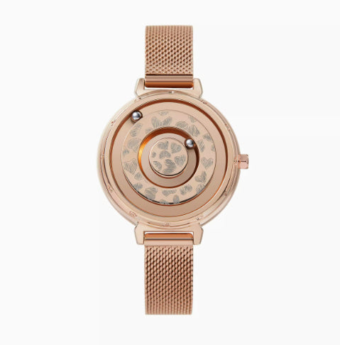Women's Magnetic Non-glass Rolling Beads Watch Quartz