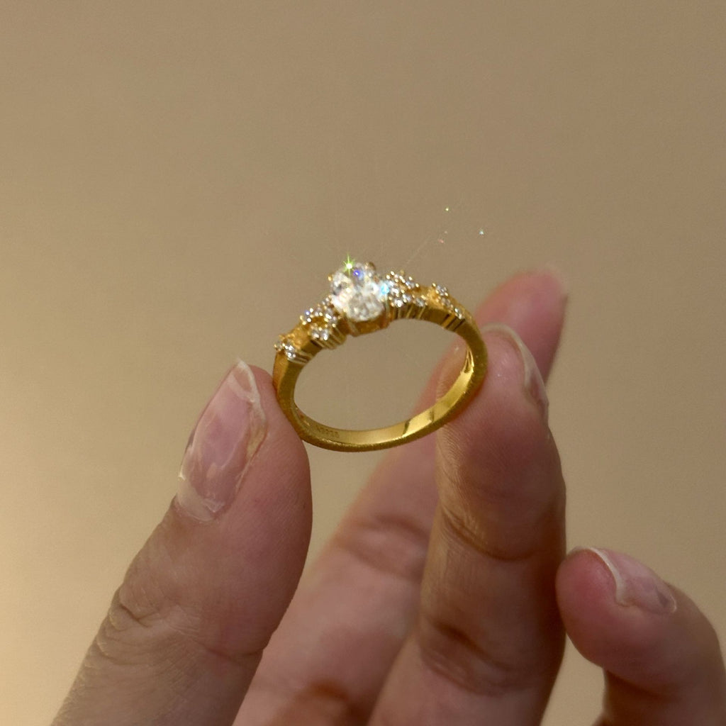 Retro Affordable Luxury Senior Ring For Women