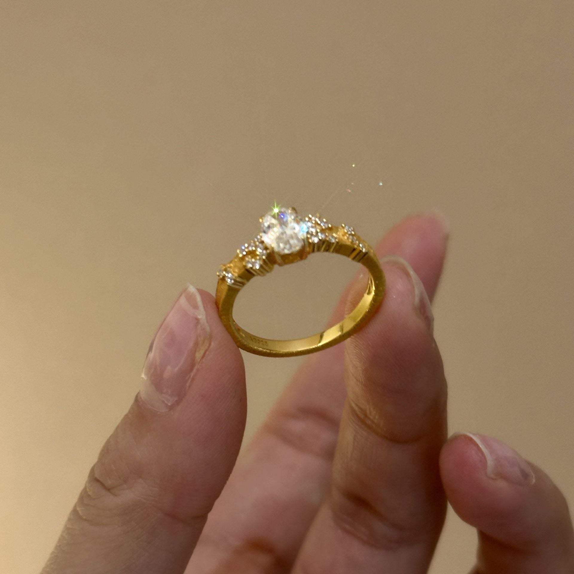 Retro Affordable Luxury Senior Ring For Women