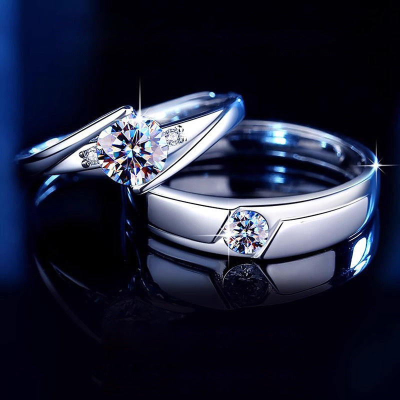 Mobius Strip Couple Ring