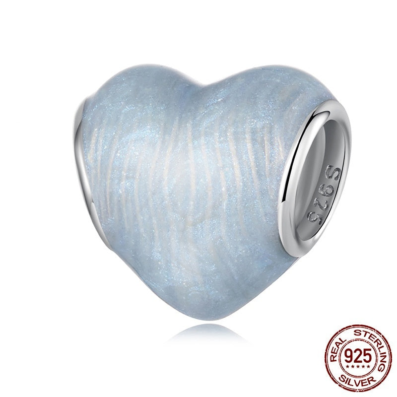 Heart Of Ocean S925 Sterling Silver Beads
