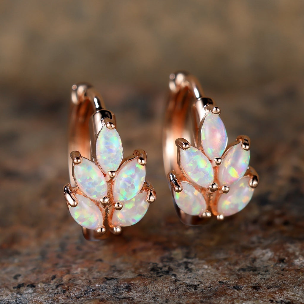 Simple Leaf Design Ear Clip Female Versatile Personality Retro