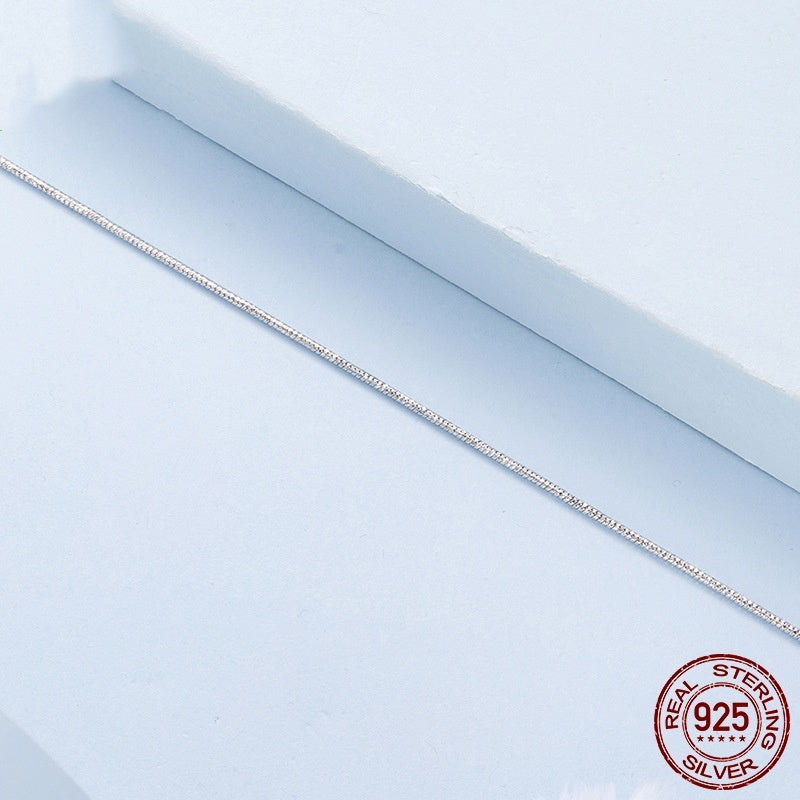 S925 Sterling Silver Snake Bones Chain Bracelet