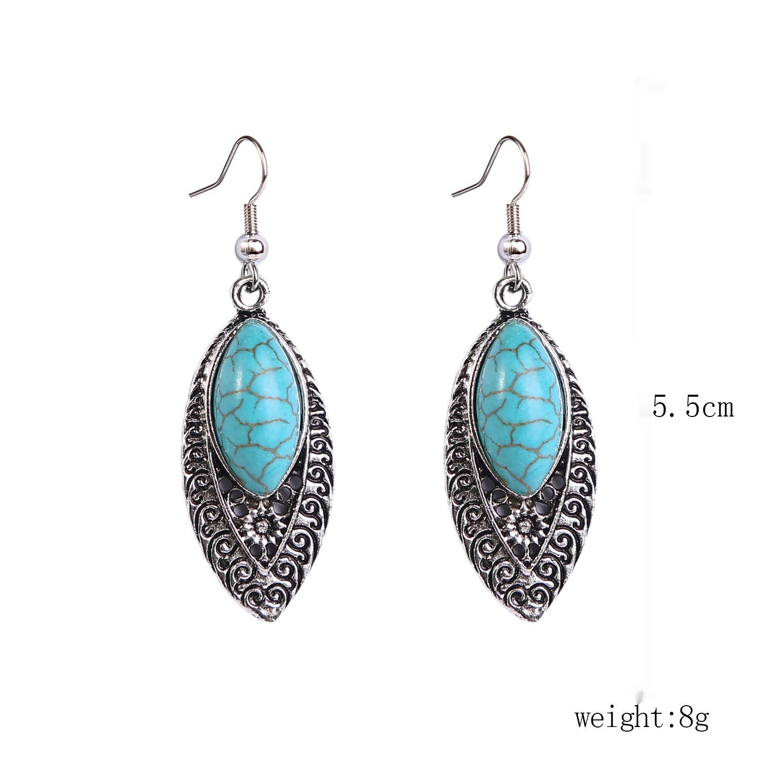 Bohemian Natural Stone Long Retro Necklace