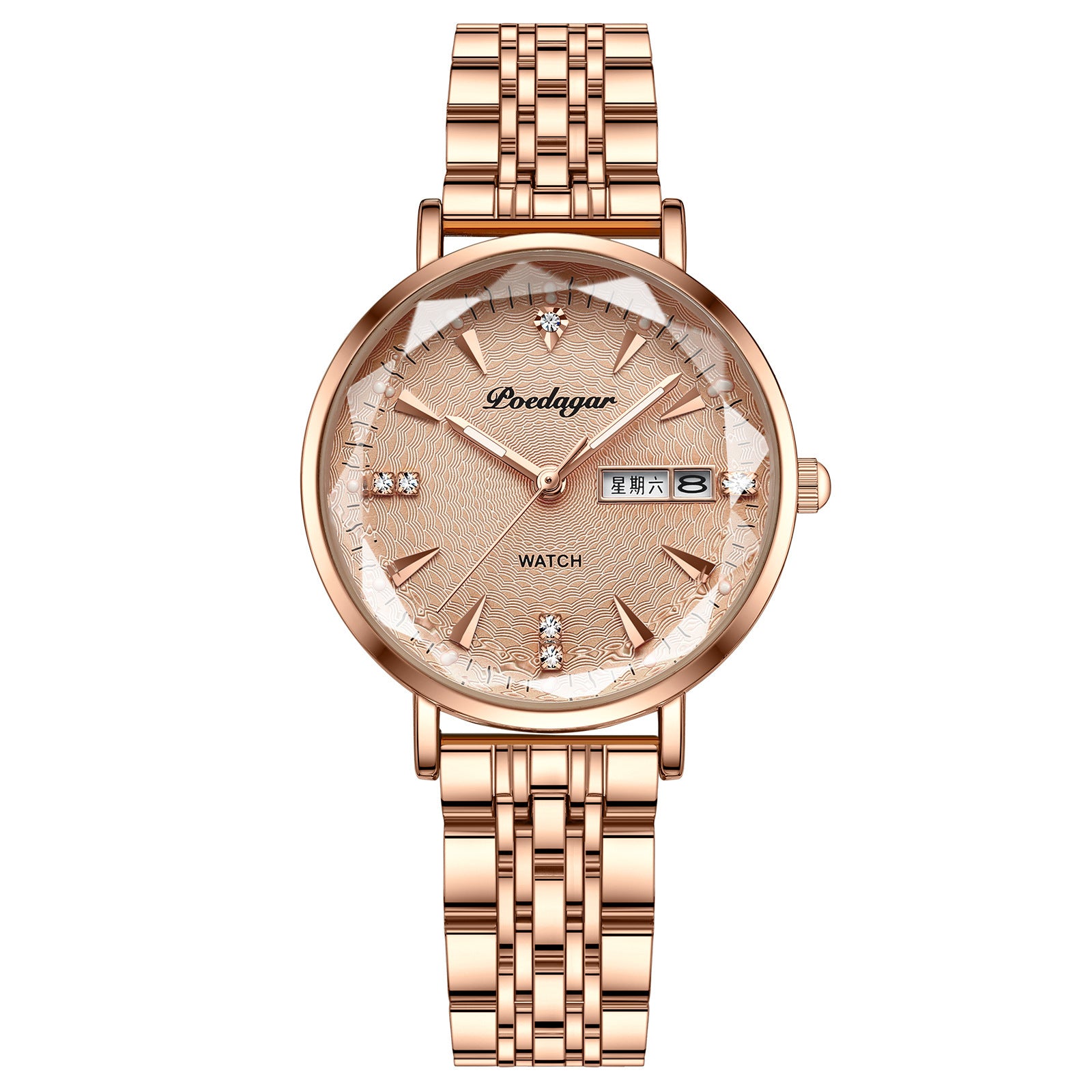 Women's Watch Double Calendar Quartz