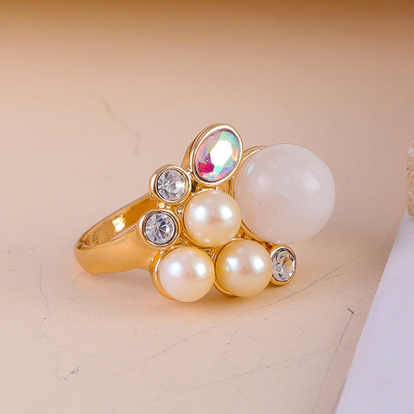 Flower Personality Simple High Sense Ring For Women