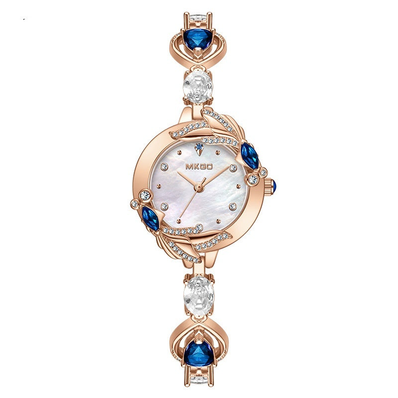 Women's Simple All-match Crystal Small Goldfish Fritillary Bracelet Women's Watch