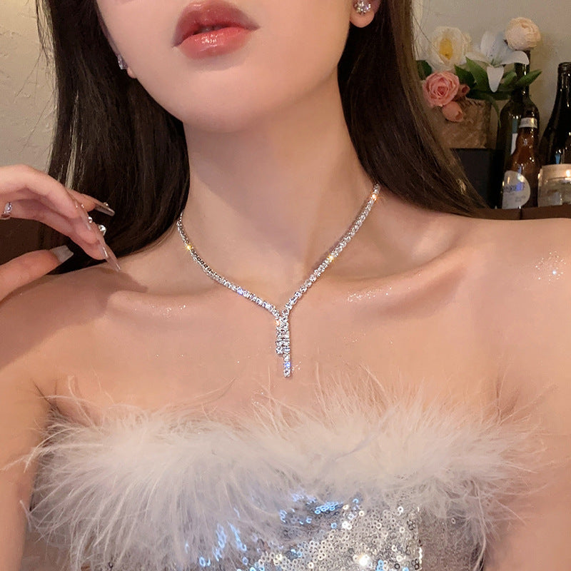 Women's Non-fading High-grade Earrings Necklace