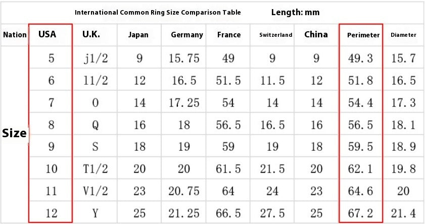 European And American Cross Ring For Women