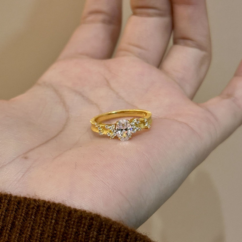 Retro Affordable Luxury Senior Ring For Women