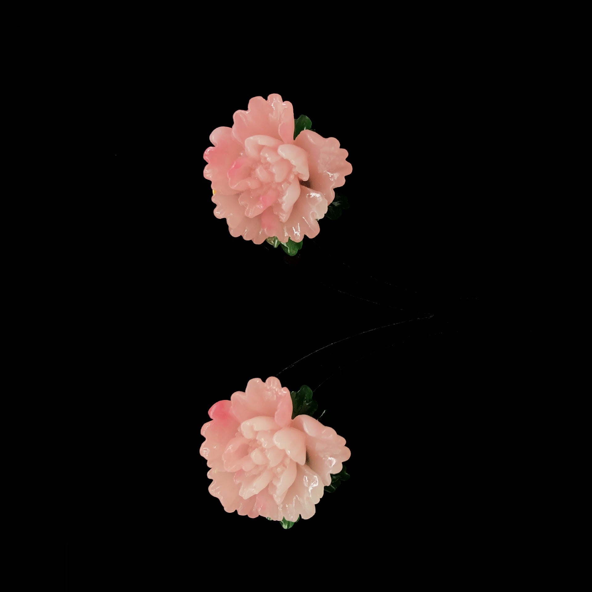 Chinese Style Peony Earrings For Women