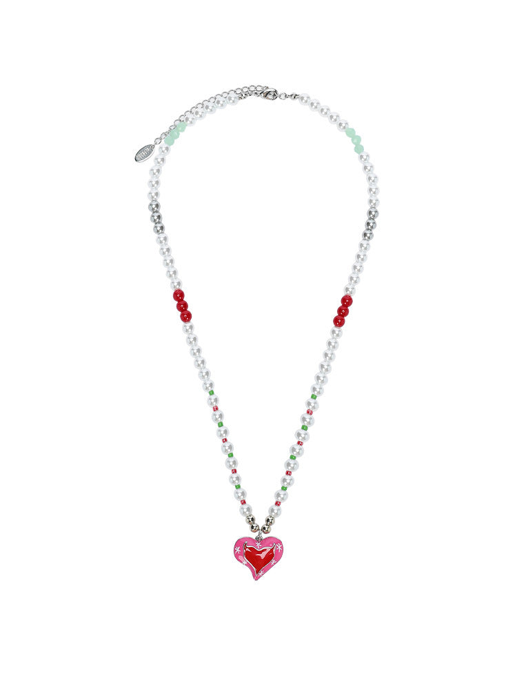 Pendant Pearl Necklace Women's Clavicle Chain