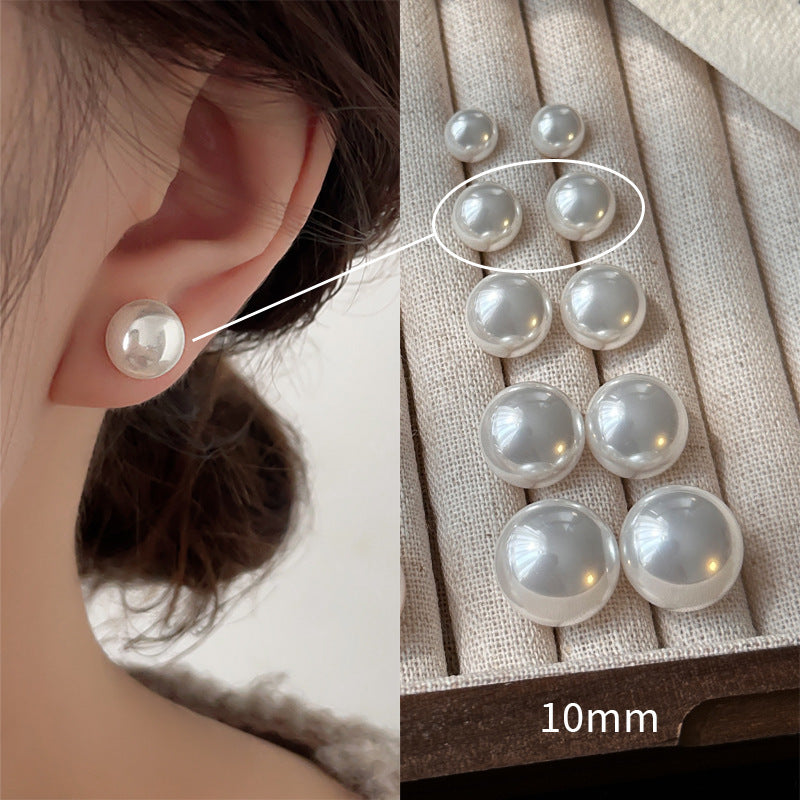 Versatile  Milk White Pearl Earrings