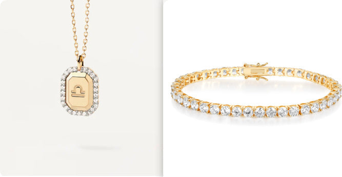 S925 Sterling Silver Twelve Constellation White Zircon Ladies' Pendant Necklace