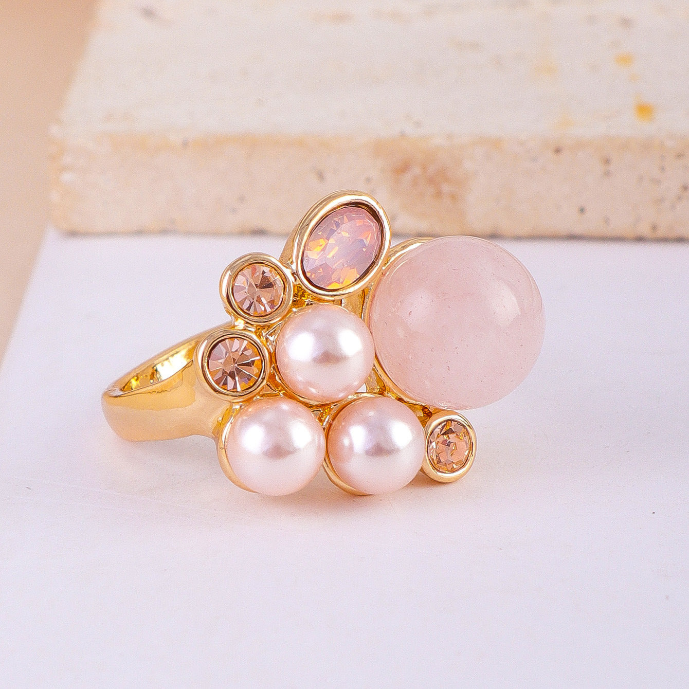 Flower Personality Simple High Sense Ring For Women