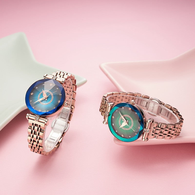 Women's Fashion Stainless Steel Strap Quartz Watch