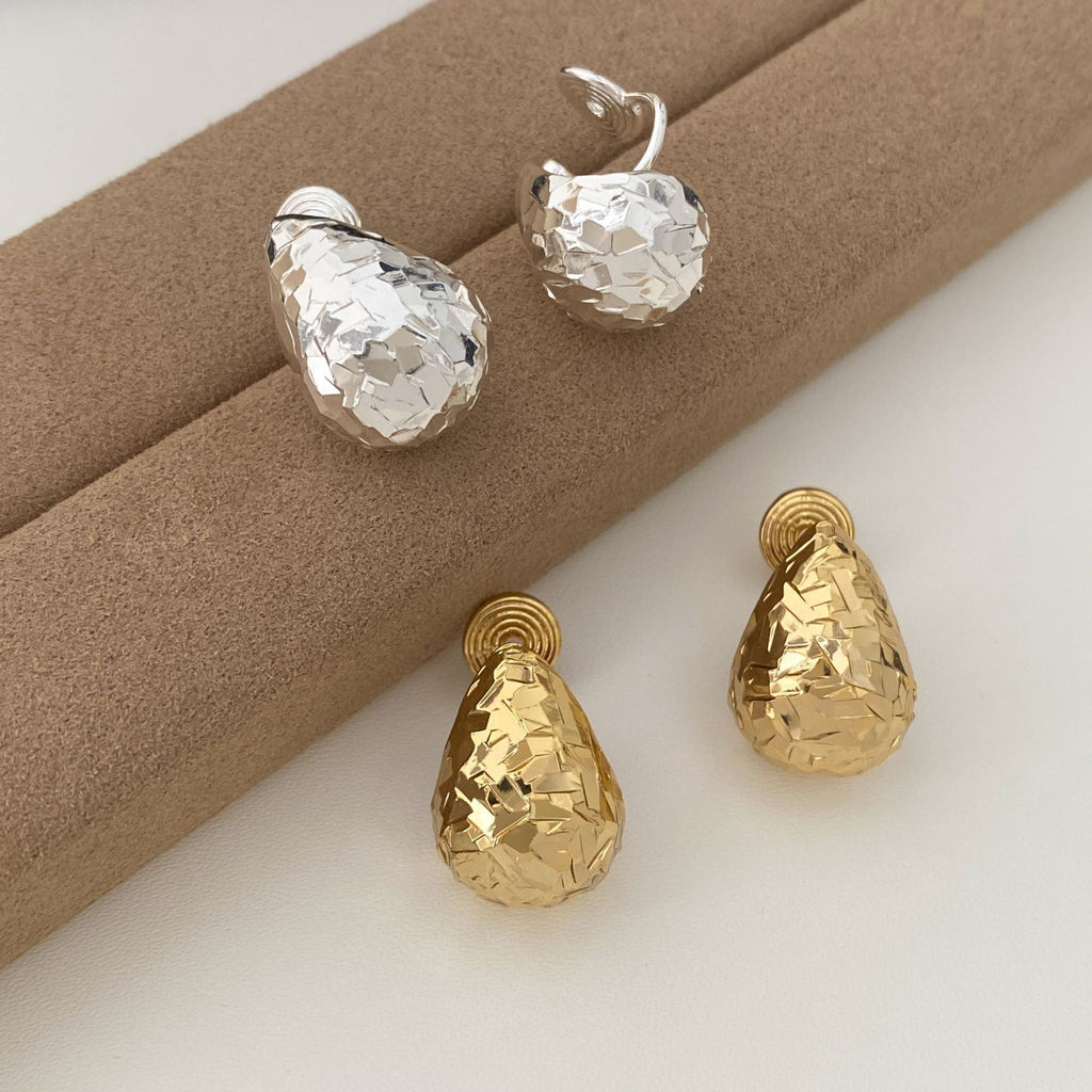 Personality Facet Drop Integrated Ear Clip